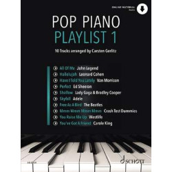 Pop Piano Playlist 1 Vol. 1 10 Tracks - arranged by Carsten Gerlitz