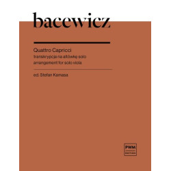 Grażyna Bacewicz 4 capricci w transkrypcji na altówkę solo