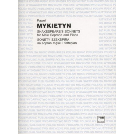Paweł Mykietyn Sonety Szekspira na sopran męski i fortepian