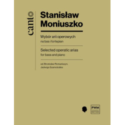 Stanisław Moniuszko Wybór Arii Operowych na bas i fortepian