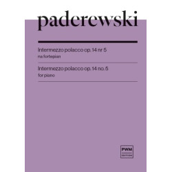 Ignacy Jan Paderewski Intermezzo Polacco op.14 nr 5 na fortepian