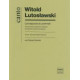 Witold Lutosławski  Les espaces du sommeil opracowanie na baryton i fortepian