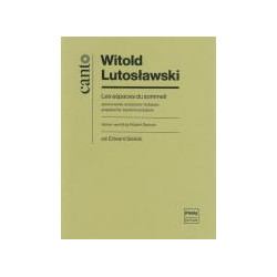 Witold Lutosławski  Les espaces du sommeil opracowanie na baryton i fortepian