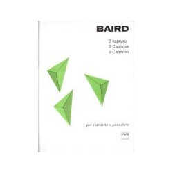    Tadeusz Baird  2 kaprysy per clarinetto e pianoforte