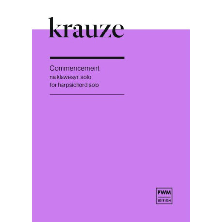 Zygmunt Krauze Commencement na klawesyn