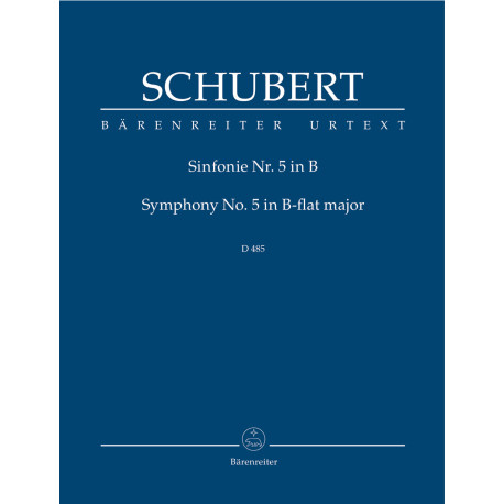 Schubert, Franz Symphony no. 5 in B-flat major D 485