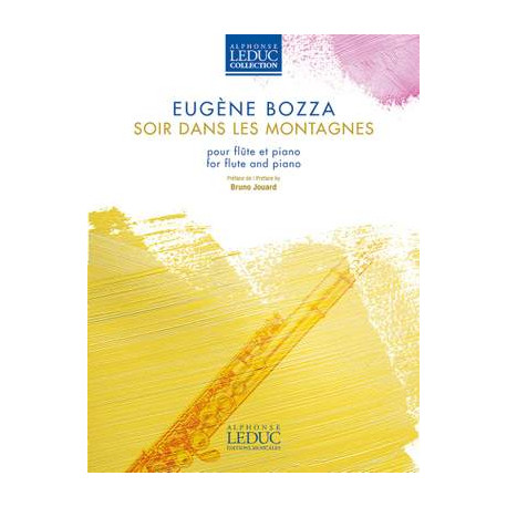New. Eugène Bozza: Soir dans les montagnes pour flûte et piano