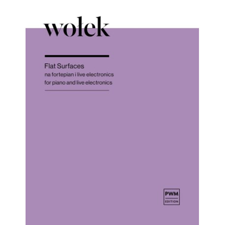 Krzysztof Wołek Flat Surfaces na fortepian i live electronics