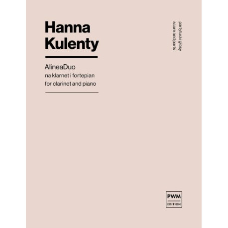 Hanna Kulenty AlineaDuo na klarnet i fortepian