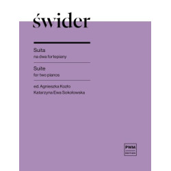 Józef Świder Suita na dwa fortepiany