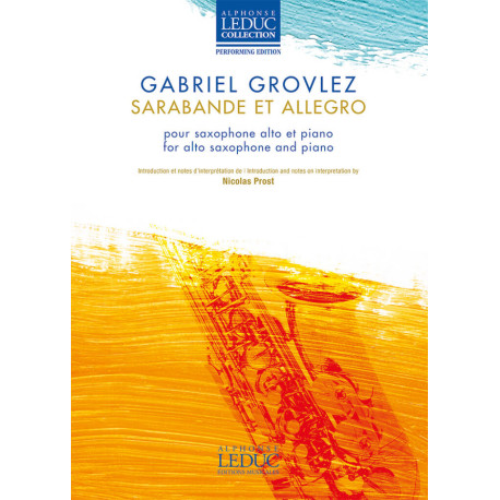 Gabriel Grovlez: Sarabande et Allegr