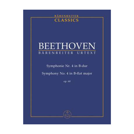 Beethoven, L van: Symphony No.4 in B-flat, Op.60 (Urtext) (ed. Del Mar)