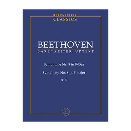 Beethoven, L van: Symphony No.8 in F, Op.93 (Urtext) (ed. Del Mar