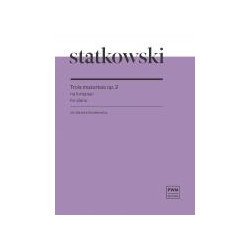 Roman Statkowski  Trois mazurkas op.2 na fortepian