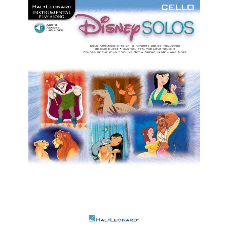 Disney Solos: Cello (+ audio online)