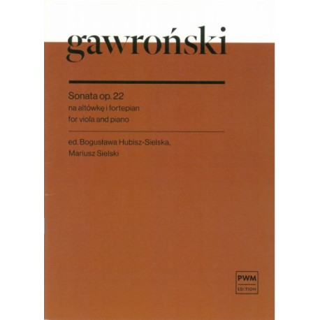 Wojciech Gawroński Sonata na altówkę i fortepian