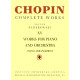 Fryderyk Chopin Utwory na fortepian i orkiestrę, CW wersja na 2 fortepiany