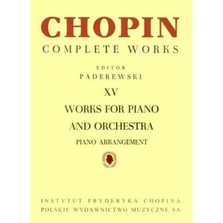 Fryderyk Chopin Utwory na fortepian i orkiestrę, CW wersja na 2 fortepiany