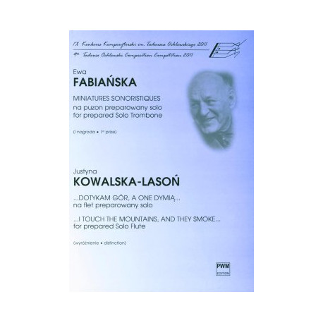 Ewa Fabiańska-Jelińska,Justyna Kowalska-Lasoń Miniatures Sonoristiques  na puzon preparowany solo/ na flet preparowany solo