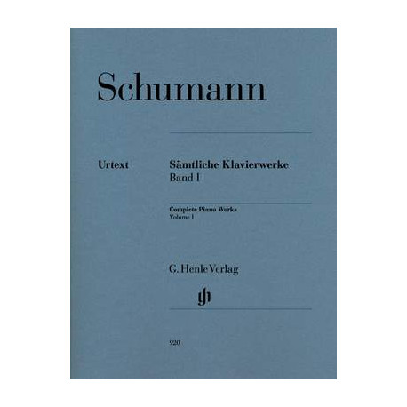 Schumann Complete Piano Works I