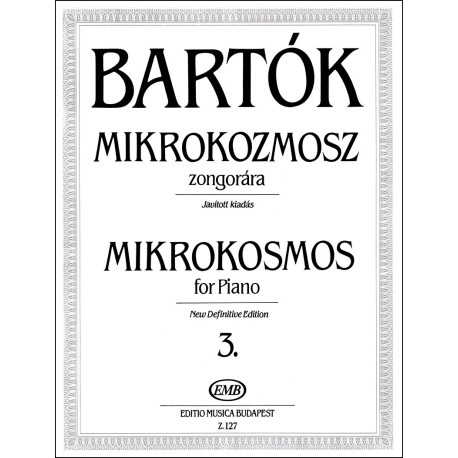 Béla Bartók Mikrokosmos 3