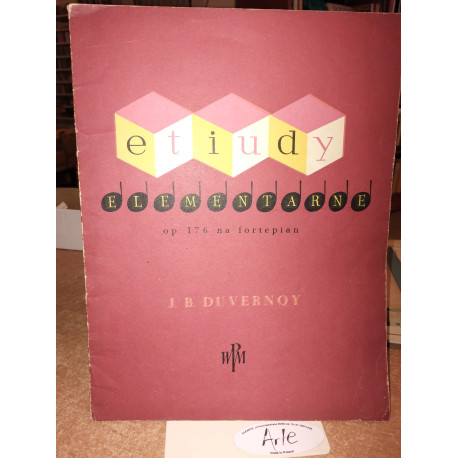 J.B. Duvernoy, Etiudy elementarne op 176 na fortepian