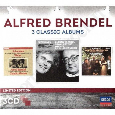 Alfred Brendel - 3 Classic Albums