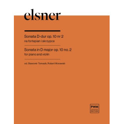 Józef Elsner Sonata D-dur op.10 nr 2 nuty na fortepian i skrzypce