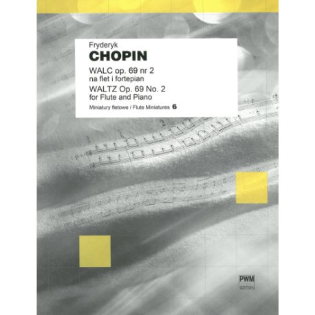 Fryderyk Chopin Walc op. 69 nr 2 na flet i fortepian