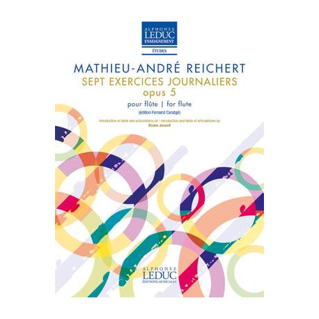 Mathieu-André Reichert: Sept exercices journaliers pour flûte op. 5