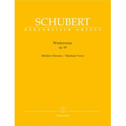 Schubert, F: Winterreise, Op.89 (D.911) (Urtext) Medium voice