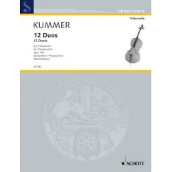 Friedrich August Kummer: 12 Duets op. 105 duety wiolonczelowe