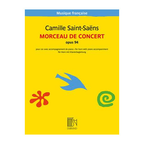 Camille Saint-Saëns: Morceau de concert op. 94 pour cor avec accompagnement de piano