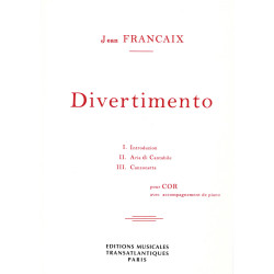 Jean Francaix Divertimento na róg z fortepianem