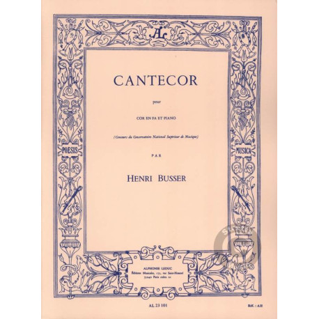 Henri Busser Contecor  na rog i fortepian