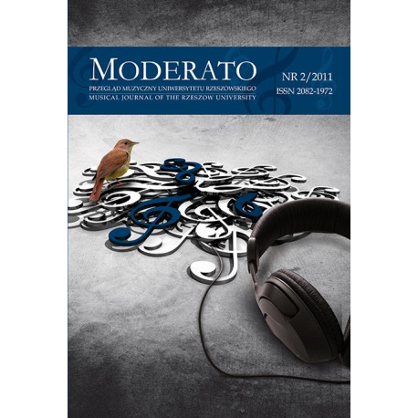 Moderato. Przegląd muzyczny Uniwersytetu Rzeszowskiego, nr 2 Moderato. Przegląd muzyczny Uniwersytetu Rzeszowskiego, nr 2