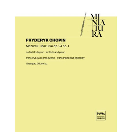 Fryderyk Chopin Mazurek op.24 no.1 na flet i fortepian