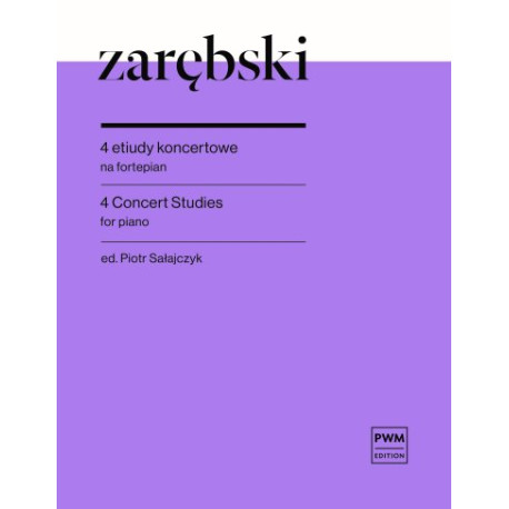 Juliusz Zarębski 4 etiudy koncertowe na fortepian na fortepian