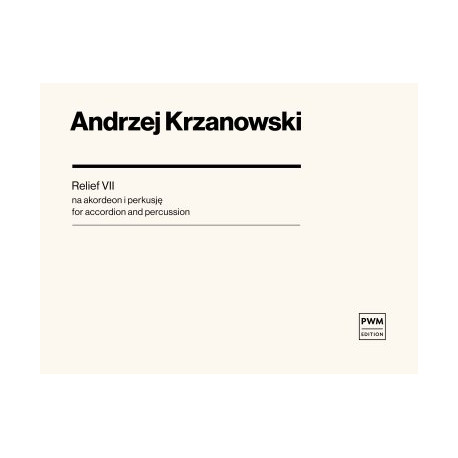 Andrzej Krzanowski Relief VII na akordeon i perkusję