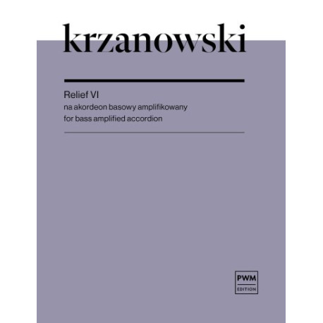 Andrzej Krzanowski Relief VI na akordeon basowy amplifikowany