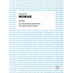 Alek Nowak Satin na wiolonczelę i akordeon