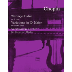Fryderyk Chopin Wariacje D-dur