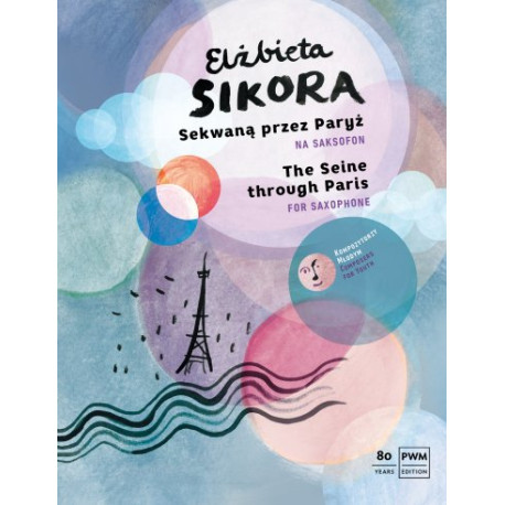 Elżbieta Sikora Sekwaną przez Paryż nuty na saksofon