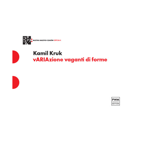 Kamil Kruk vARIAzione vaganti di forme na fortepian, multiperkusję, skrzypce i piłę muzyczną