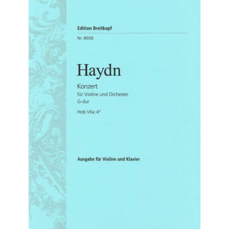 Haydn, J: Violin Concerto in G major
