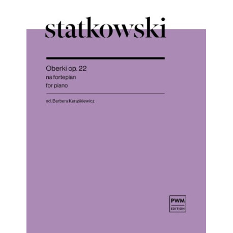 Roman Statkowski Oberki op. 22 nuty na fortepian
