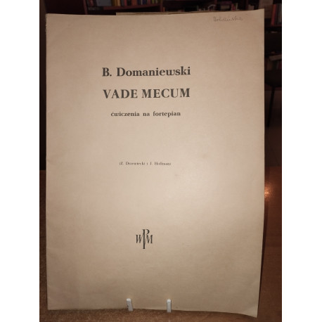 Bolesław Domaniewski, Vade mecum ćwiczenia na fortepian