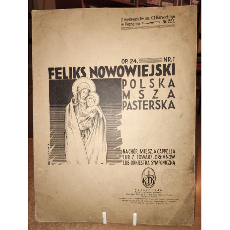 Feliks Nowowoejski, Polska Msza Pasterska Na chór mieszany a capella