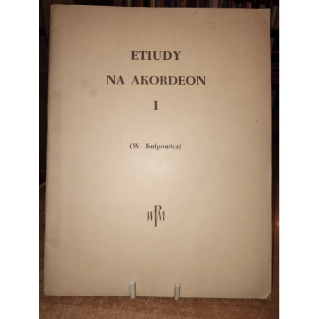 Etiudy na akordeon   zeszyt 1