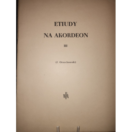 Etiudy na akordeon zeszyt 3